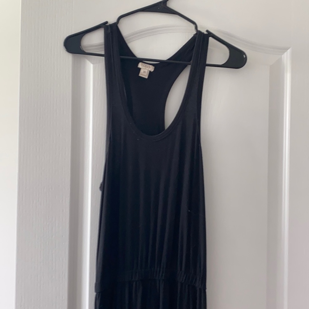 JCrew black maxi dress